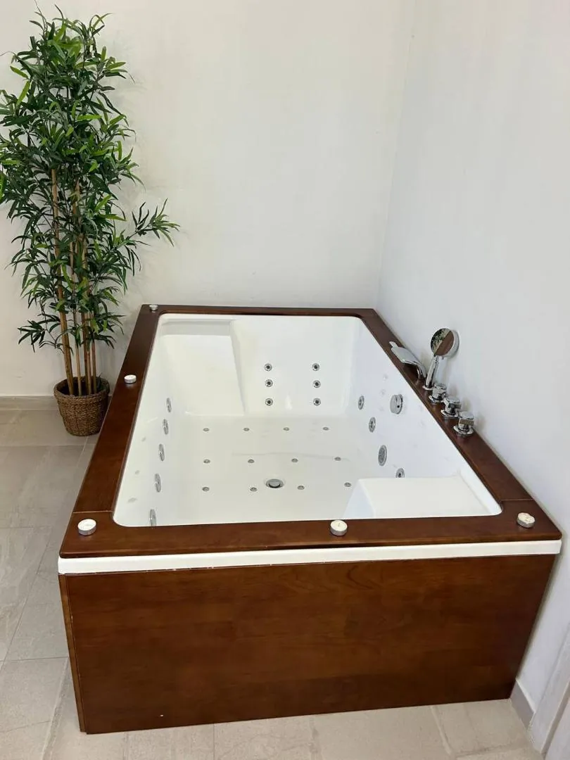 Private hot tub, sauna and massages
